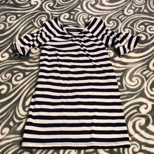 Girls cotton dress with shoulder cutouts